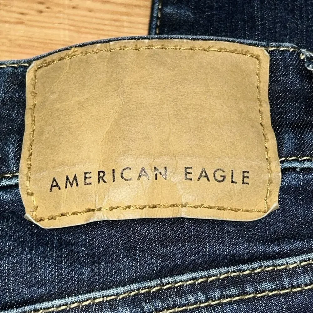 Mens American Eagle Outfitters Dark Blue Slim Denim Size 29 - Picture 5 of 11